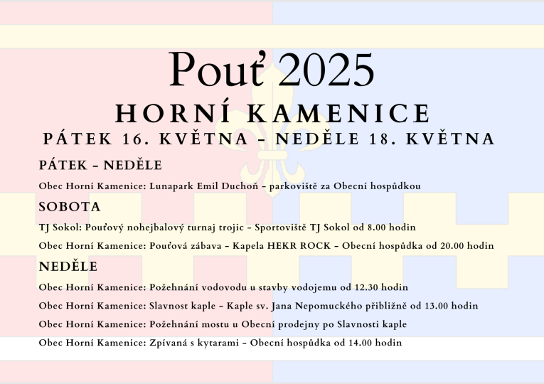 Pouť 2025