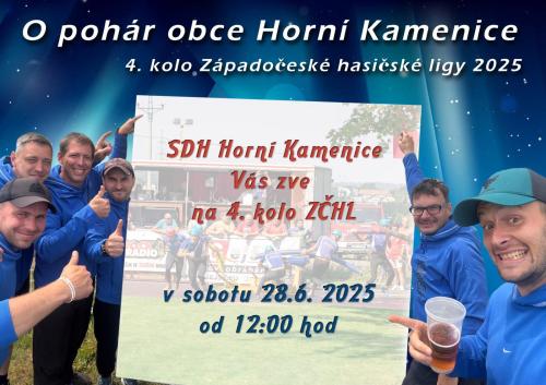 SDH Horní Kamenice: O pohár obce Horní Kamenice - Západočeská hasičská liga 2025 - 28. 6. 2025